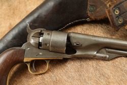 Colt Model 1860 Army .44 Cal Post Civil War Cap & Ball Revolver & Rig 1870 Antique - 6