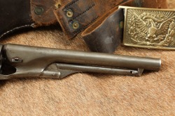 Colt Model 1860 Army .44 Cal Post Civil War Cap & Ball Revolver & Rig 1870 Antique - 7