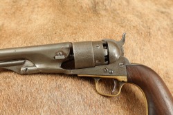 Colt Model 1860 Army .44 Cal Post Civil War Cap & Ball Revolver & Rig 1870 Antique - 10
