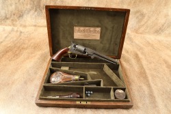 Cased Manhattan Arms .36 Cal Series III Percussion Navy Revolver, Antique - 2