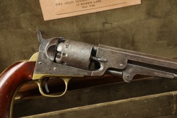 Cased Manhattan Arms .36 Cal Series III Percussion Navy Revolver, Antique - 4