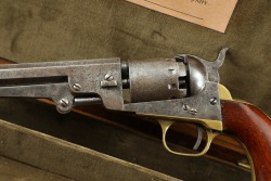 Cased Manhattan Arms .36 Cal Series III Percussion Navy Revolver, Antique - 8