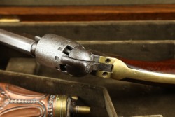 Cased Manhattan Arms .36 Cal Series III Percussion Navy Revolver, Antique - 15