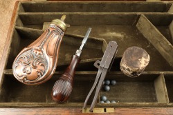 Cased Manhattan Arms .36 Cal Series III Percussion Navy Revolver, Antique - 22