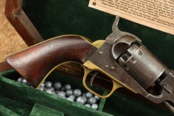 Cased Manhattan Arms .36 Cal Navy & Colt Model 1849 Pocket .31 Cal Percussion Cap & Ball Revolvers Antique - 5