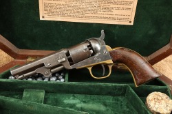 Cased Manhattan Arms .36 Cal Navy & Colt Model 1849 Pocket .31 Cal Percussion Cap & Ball Revolvers Antique - 7