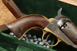 Cased Manhattan Arms .36 Cal Navy & Colt Model 1849 Pocket .31 Cal Percussion Cap & Ball Revolvers Antique - 11