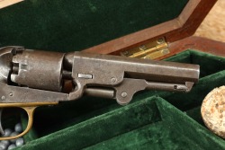 Cased Manhattan Arms .36 Cal Navy & Colt Model 1849 Pocket .31 Cal Percussion Cap & Ball Revolvers Antique - 29
