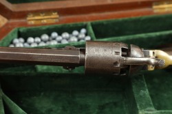 Cased Manhattan Arms .36 Cal Navy & Colt Model 1849 Pocket .31 Cal Percussion Cap & Ball Revolvers Antique - 33