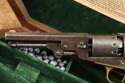 Cased Manhattan Arms .36 Cal Navy & Colt Model 1849 Pocket .31 Cal Percussion Cap & Ball Revolvers Antique - 35