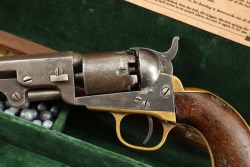 Cased Manhattan Arms .36 Cal Navy & Colt Model 1849 Pocket .31 Cal Percussion Cap & Ball Revolvers Antique - 40