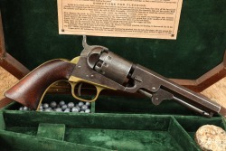 Cased Manhattan Arms .36 Cal Navy & Colt Model 1849 Pocket .31 Cal Percussion Cap & Ball Revolvers Antique - 42