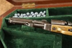 Cased Manhattan Arms .36 Cal Navy & Colt Model 1849 Pocket .31 Cal Percussion Cap & Ball Revolvers Antique - 45