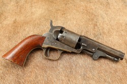Manhattan Fire Arms .36 Caliber Navy 5-Shot Percussion Cap & Ball Revolver Series III, 1861-1864 Antique - 2