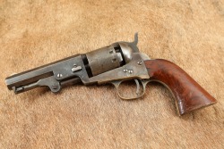 Manhattan Fire Arms .36 Caliber Navy 5-Shot Percussion Cap & Ball Revolver Series III, 1861-1864 Antique - 24