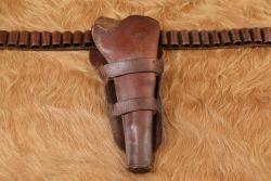 Antique 1890s George Tritch Hardware Colt SAA 7.5&rdquo; Revolver &ldquo;Mexican Loop&rdquo; Pistol Holster & Belt Rig