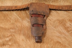Antique 1890s George Tritch Hardware Colt SAA 7.5&rdquo; Revolver &ldquo;Mexican Loop&rdquo; Pistol Holster & Belt Rig - 9