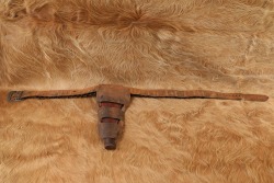 Antique 1890s George Tritch Hardware Colt SAA 7.5&rdquo; Revolver &ldquo;Mexican Loop&rdquo; Pistol Holster & Belt Rig - 10