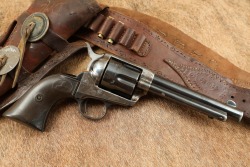 Colt 1st Generation Single Action Army SAA 5 1/2&Prime; .38 Cal. Revolver & Rig, 1904 C&R - 2