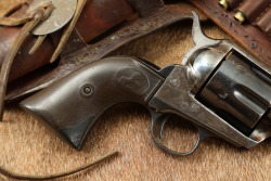 Colt 1st Generation Single Action Army SAA 5 1/2&Prime; .38 Cal. Revolver & Rig, 1904 C&R - 4