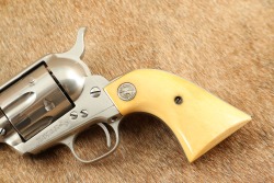 Last Serial Number 1st Generation Colt Single Action Army Nickel 5 1/2" .38 Special Revolver 1940 C&R - 8