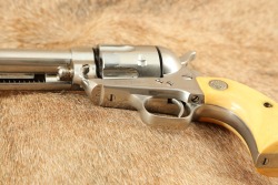 Last Serial Number 1st Generation Colt Single Action Army Nickel 5 1/2" .38 Special Revolver 1940 C&R - 10