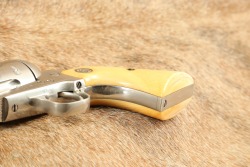 Last Serial Number 1st Generation Colt Single Action Army Nickel 5 1/2" .38 Special Revolver 1940 C&R - 11