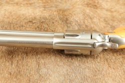 Last Serial Number 1st Generation Colt Single Action Army Nickel 5 1/2" .38 Special Revolver 1940 C&R - 15