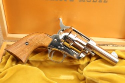 1 of 25 Factory Nickel Colt 2nd Gen Sheriff's Model Single Action Army .45 Revolver, Letter 1960 C&R