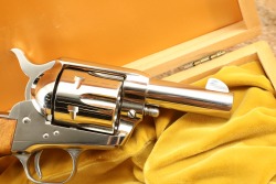 1 of 25 Factory Nickel Colt 2nd Gen Sheriff's Model Single Action Army .45 Revolver, Letter 1960 C&R - 5