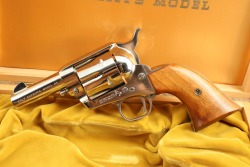 1 of 25 Factory Nickel Colt 2nd Gen Sheriff's Model Single Action Army .45 Revolver, Letter 1960 C&R - 6