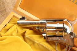 1 of 25 Factory Nickel Colt 2nd Gen Sheriff's Model Single Action Army .45 Revolver, Letter 1960 C&R - 7