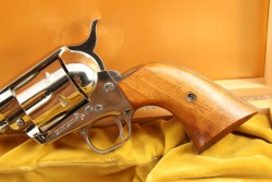 1 of 25 Factory Nickel Colt 2nd Gen Sheriff's Model Single Action Army .45 Revolver, Letter 1960 C&R - 9