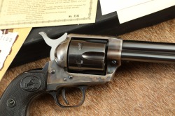 First Year Colt 2nd Generation Single Action Army .38 Special 5.5" SAA Revolver & Box 1956 C&R - 4