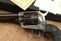 First Year Colt 2nd Generation Single Action Army .38 Special 5.5" SAA Revolver & Box 1956 C&R - 8