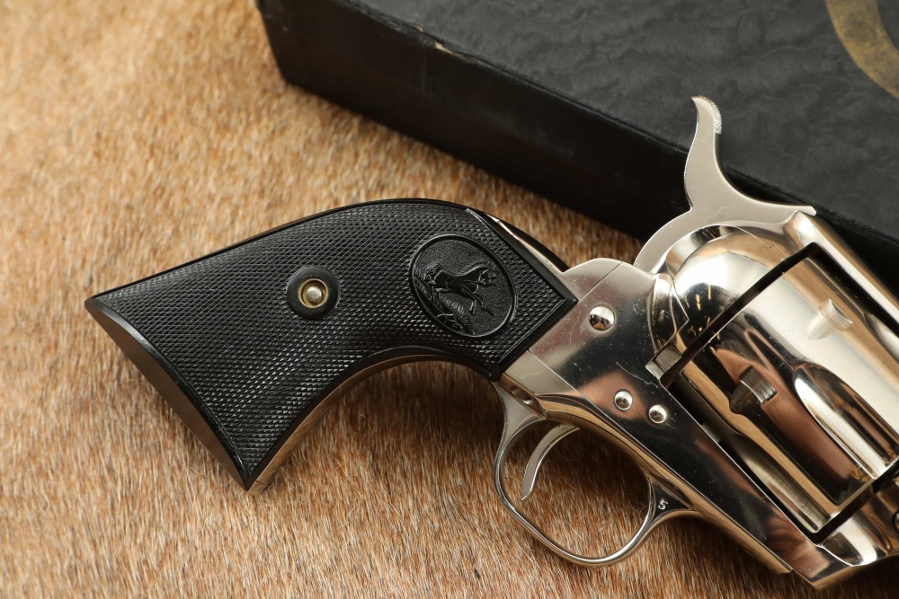 Colt 2nd Generation Single Action Army Factory Nickel .45 4.75