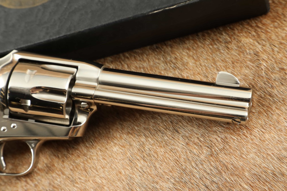 Colt 2nd Generation Single Action Army Factory Nickel .45 4.75