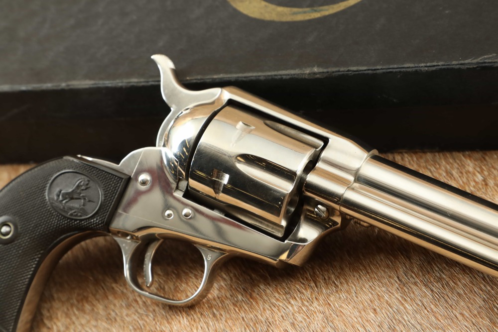 Colt 2nd Generation Single Action Army SAA Nickel 4 3/4 .357