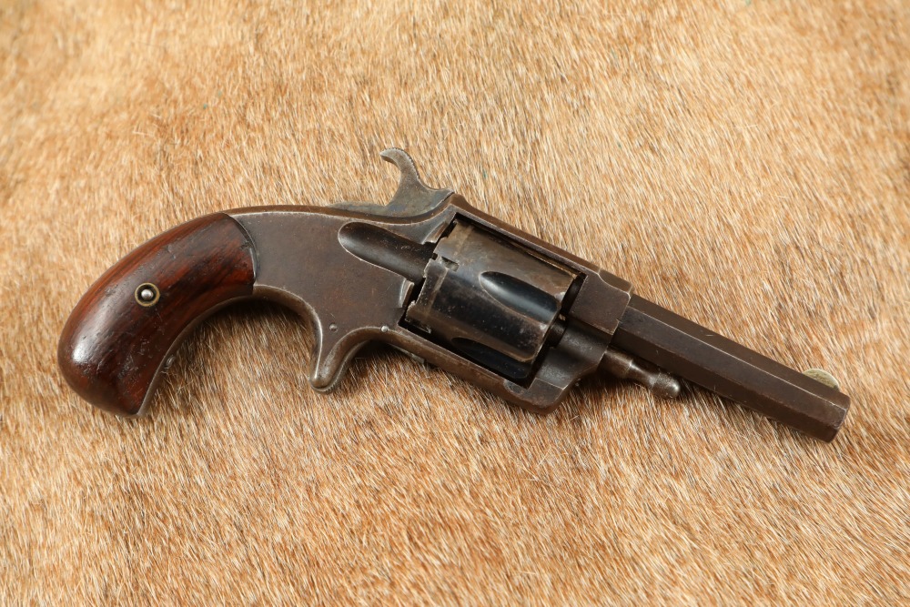 Hopkins & Allen XL No.3 .32 Rimfire 2.75” SA Revolver, Antique