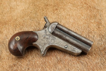 C. Sharps 4th Model 2.5&rdquo; .32 Rimfire 4-Barrel Bird&rsquo;s Head Pepperbox 1859-1874 Antique