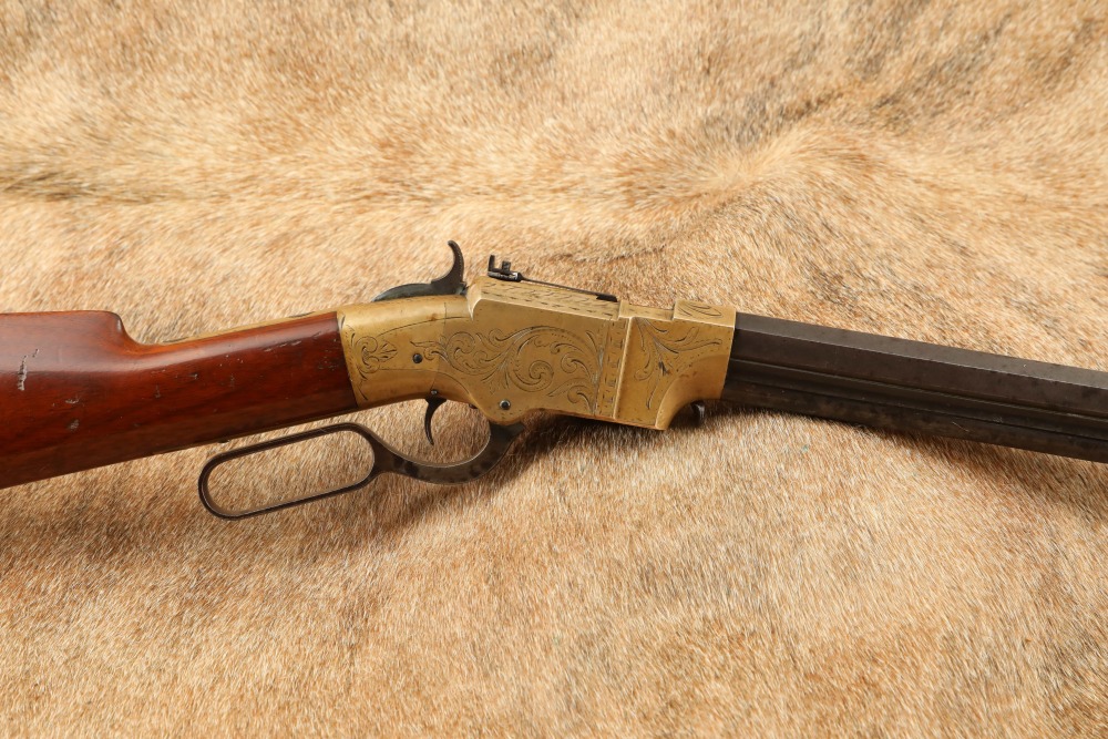 【超希少！】ヘップバーン&モンロー 歴史的ダブルレリック /25 ラストNo. New Haven Arms No. 2 Volcanic Carbine 16 .41 Cal. Lever Action