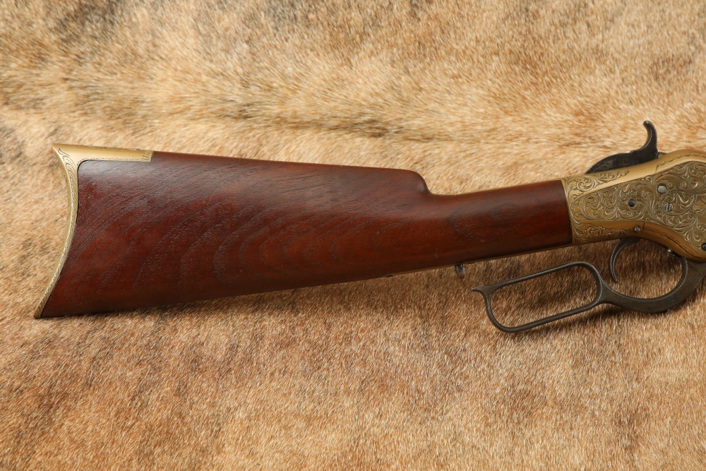 Custom Engraved Antique Winchester Model 1866 .44 Henry RF/CF 20