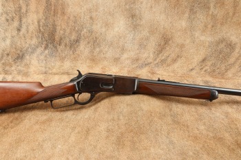 Antique Winchester Model 1876 .50-95 Express 26&rdquo; Button Half Mag Lever Action Rifle & Letter 1884