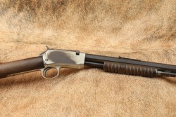 Special Order Nickel Trim Winchester Model 90 .22 Short 24&rdquo; &ldquo;Gallery Gun&rdquo; Pump Action Rifle 1915 C&R - 4