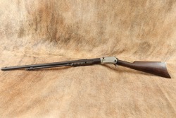 Special Order Nickel Trim Winchester Model 90 .22 Short 24&rdquo; &ldquo;Gallery Gun&rdquo; Pump Action Rifle 1915 C&R - 10