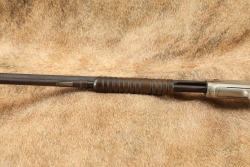 Special Order Nickel Trim Winchester Model 90 .22 Short 24&rdquo; &ldquo;Gallery Gun&rdquo; Pump Action Rifle 1915 C&R - 20