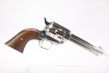 1967 Colt 4 3/4" .22 LR Frontier Scout Nickel Single Action .22 Revolver & Box - 3