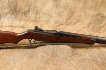 WWII Winchester M1 Garand .30-06 Semi Auto Rifle Made in April 1944 with a Springfield Armory Barrel dated 11-1953 C&R