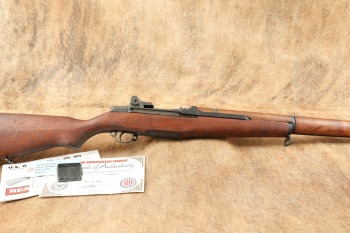 WWII Winchester M1 Garand CMP Rack Grade 30-06 Semi Auto Rifle, Receiver Made March 1943 with Nearly all Winchester parts and CMP Paperwork