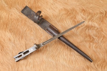 Rifle Spike Bayonet & Sheath for US WW2 Johnson Automatics Dutch .30-06 Semi-Auto M-1941
